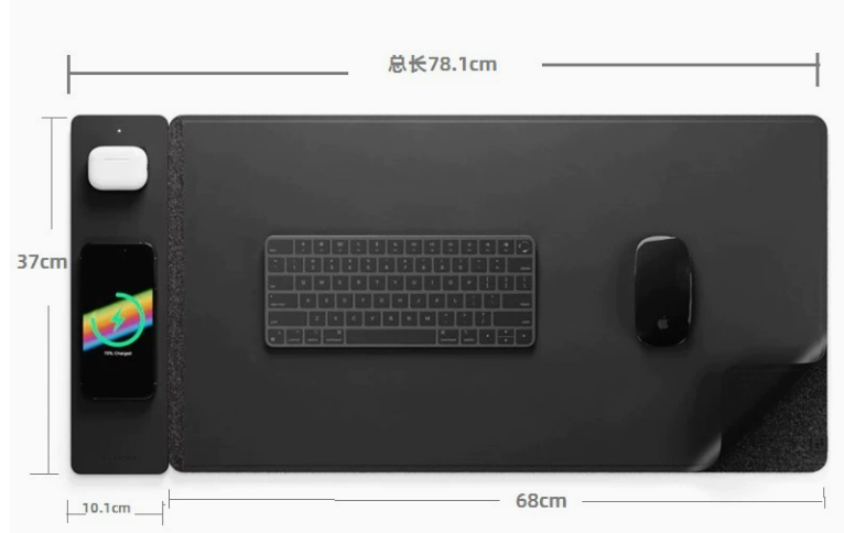 The 3‑in‑1 Wireless Comfort Desk Bundle.